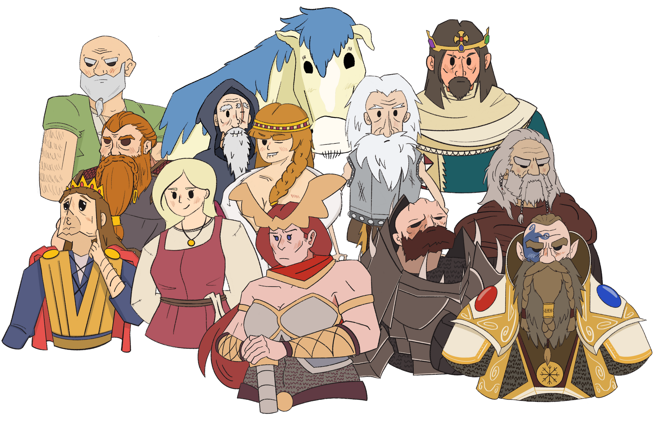 Norse Myth Character Designs