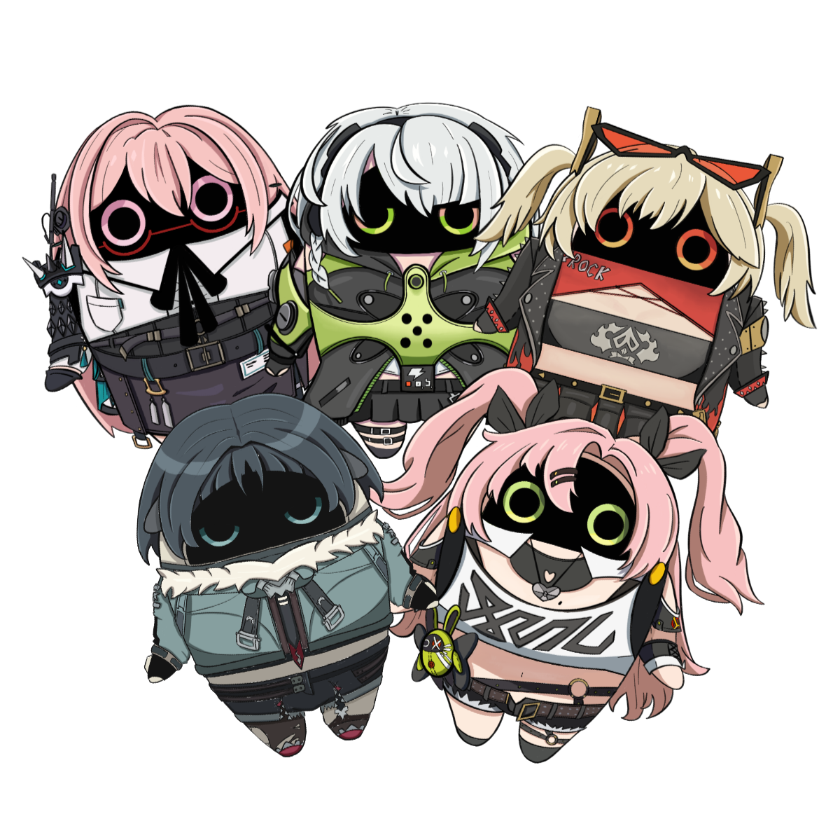 Stickers of Bangboos
