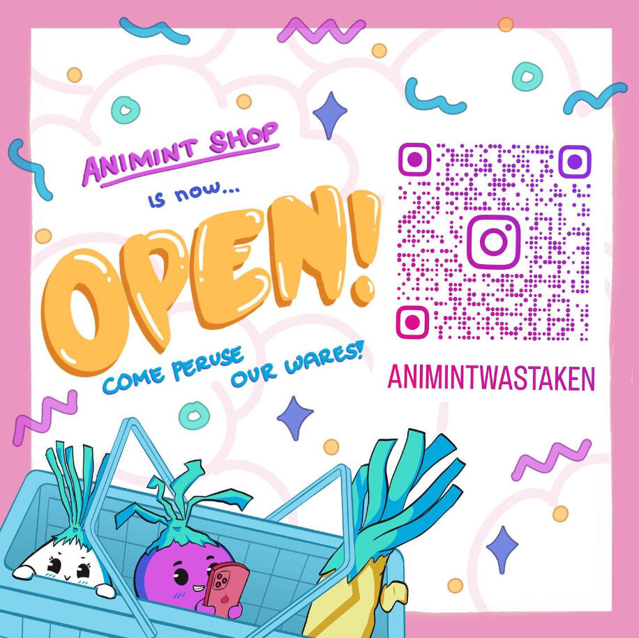 AniMINT Online Shop Opening AniMINT Online Shop Opening